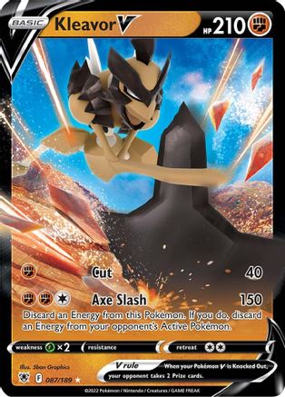 Kleavor V 087/189/189 - Ultra Rare - Holofoil