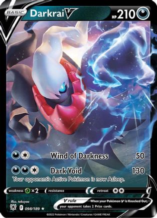 Darkrai V 098/189/189 - Ultra Rare - Holofoil