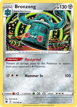 Bronzong 112/189/189 - Uncommon