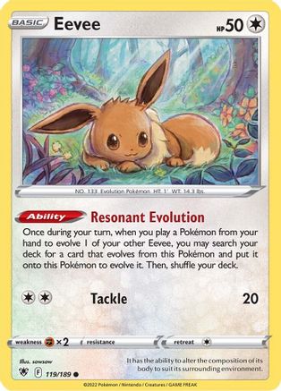 Eevee 119/189/189 - Common