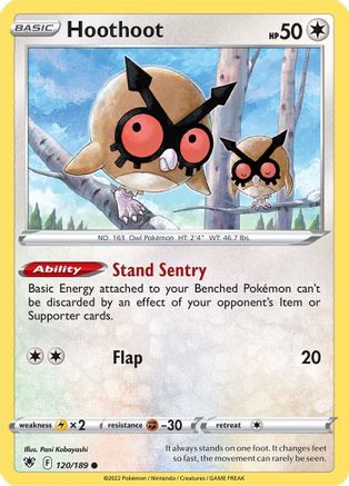 Hoothoot 120/189/189 - Common