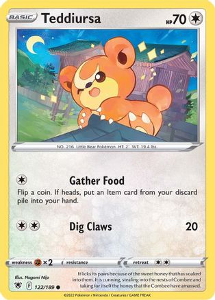 Teddiursa 122/189/189 - Common