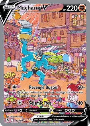 Machamp V (Alternate Full Art) 172/189/189 - Ultra Rare - Holofoil