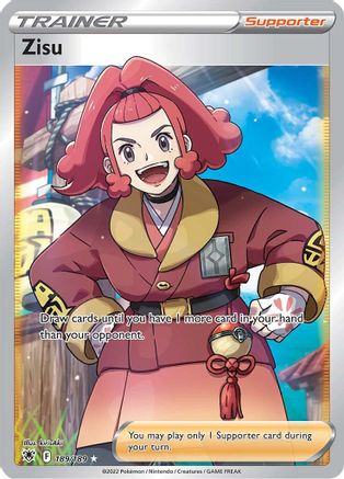 Zisu (Full Art) 189/189/189 - Ultra Rare - Holofoil