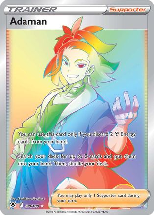 Adaman (Secret) 199/189/189 - Secret Rare - Holofoil