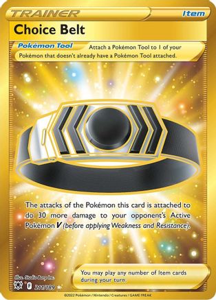 Choice Belt (Secret) 211/189/189 - Secret Rare - Holofoil