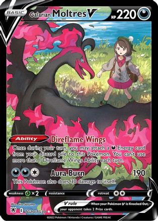 Galarian Moltres V TG20/TG30/30 - Ultra Rare - Holofoil