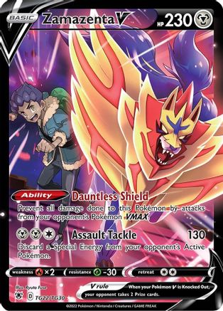 Zamazenta V TG22/TG30/30 - Ultra Rare - Holofoil