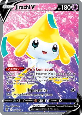 Jirachi V (Full Art) 170/189/189 - Ultra Rare - Holofoil