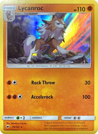 Lycanroc 076/147 - Promo - Holofoil