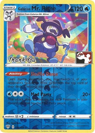 Galarian Mr. Rime 036/189 - Promo - Reverse Holofoil