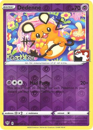 Dedenne 078/189 - Promo - Reverse Holofoil
