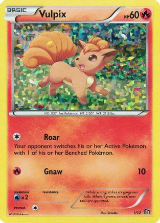 Vulpix 001/12/12 - Promo - Holofoil