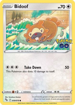 Bidoof 059/078/78 - Common