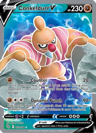 Conkeldurr V (Full Art) 073/078/78 - Ultra Rare - Holofoil