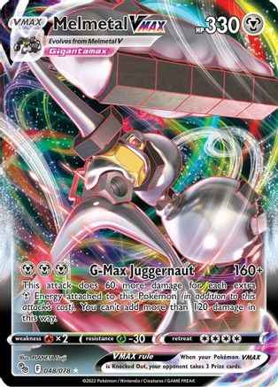 Melmetal VMAX 048/078/78 - Ultra Rare - Holofoil