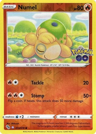 Numel (Peelable Ditto) 013/078 - Common - Reverse Holofoil