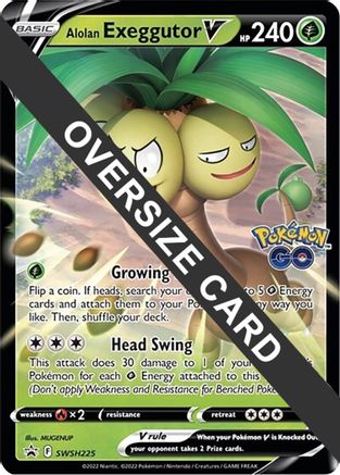 Alolan Exeggutor V SWSH225 - Promo - Holofoil