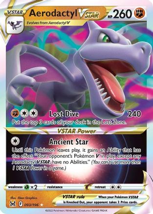Aerodactyl VSTAR 093/196/196 - Ultra Rare - Holofoil