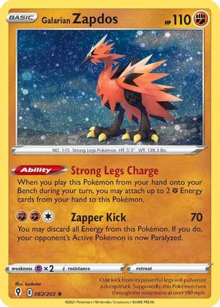 Galarian Zapdos 082/203 - Promo
