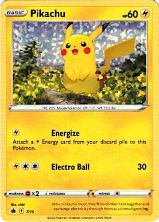 Pikachu 007/15 - Promo - Holofoil
