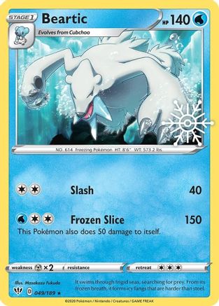 Beartic 049/189 - Promo - Holofoil