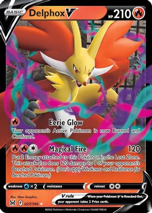 Delphox V 027/196/196 - Ultra Rare - Holofoil