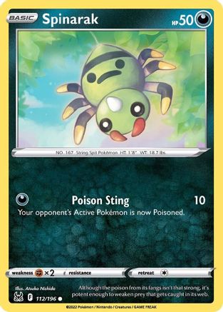 Spinarak 112/196/196 - Common