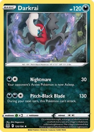 Darkrai 120/196/196 - Holo Rare - Holofoil