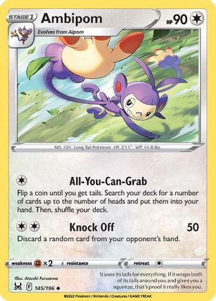 Ambipom 145/196/196 - Uncommon