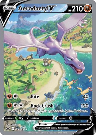 Aerodactyl V (Alternate Full Art) 180/196/196 - Ultra Rare - Holofoil