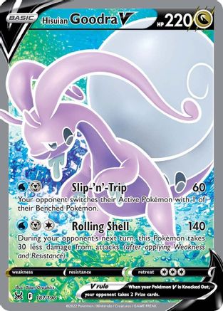 Hisuian Goodra V (Full Art) 187/196/196 - Ultra Rare - Holofoil