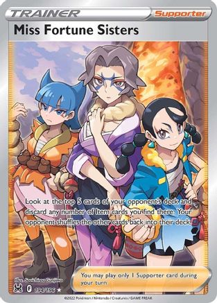 Miss Fortune Sisters (Full Art) 194/196/196 - Ultra Rare - Holofoil