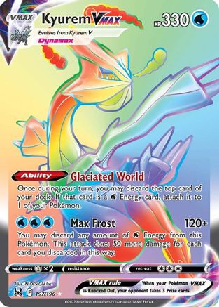 Kyurem VMAX (Secret) 197/196/196 - Secret Rare - Holofoil