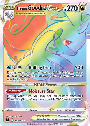 Hisuian Goodra VSTAR (Secret) 202/196/196 - Secret Rare - Holofoil