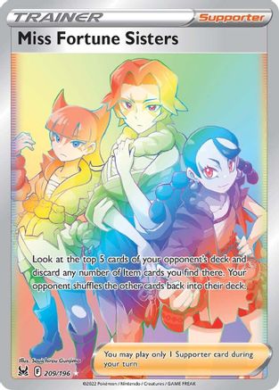 Miss Fortune Sisters (Secret) 209/196/196 - Secret Rare - Holofoil