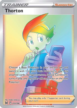 Thorton (Secret) 210/196/196 - Secret Rare - Holofoil