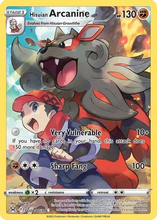 Hisuian Arcanine TG08/TG30/30 - Ultra Rare - Holofoil