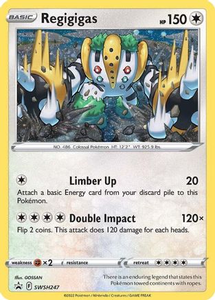Regigigas SWSH247/307 - Promo - Holofoil