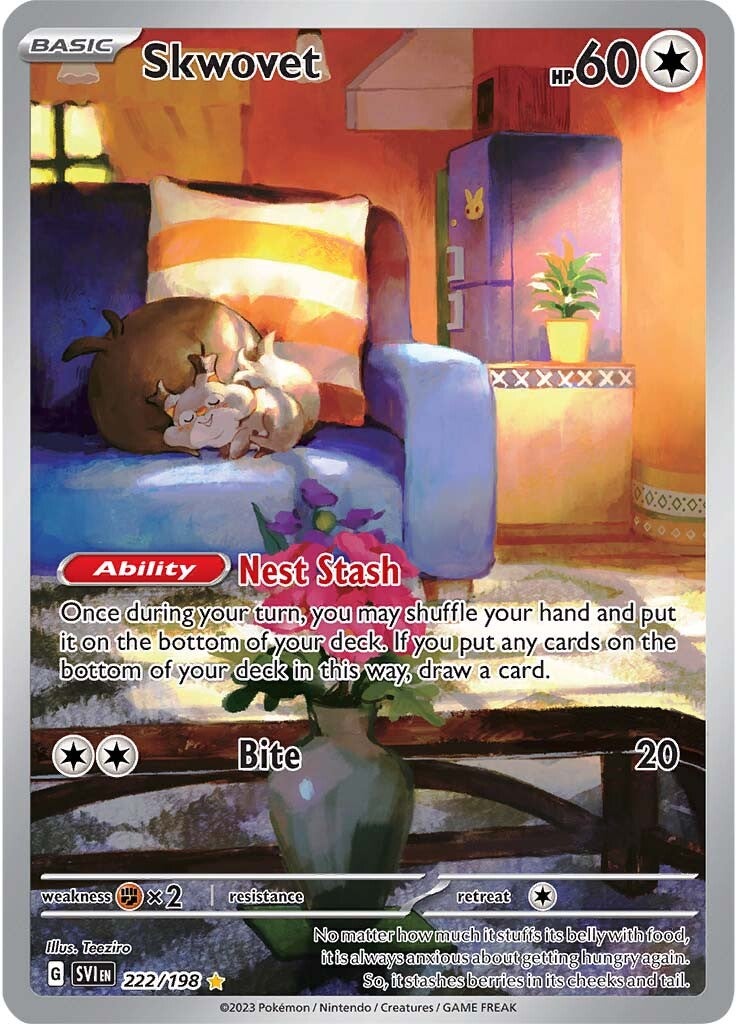 Skwovet 222/198 - Illustration Rare - Holofoil