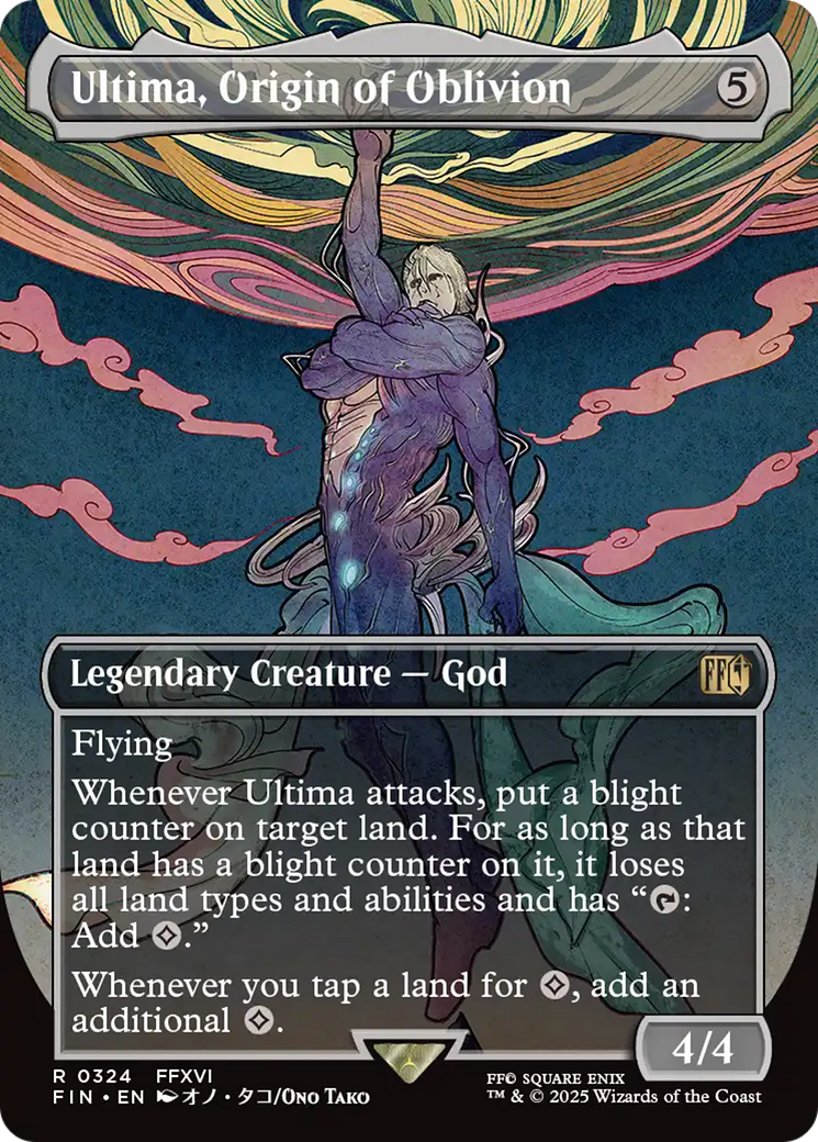 Ultima, Origin of Oblivion (Borderless) (FIN-324) - FINAL FANTASY Foil