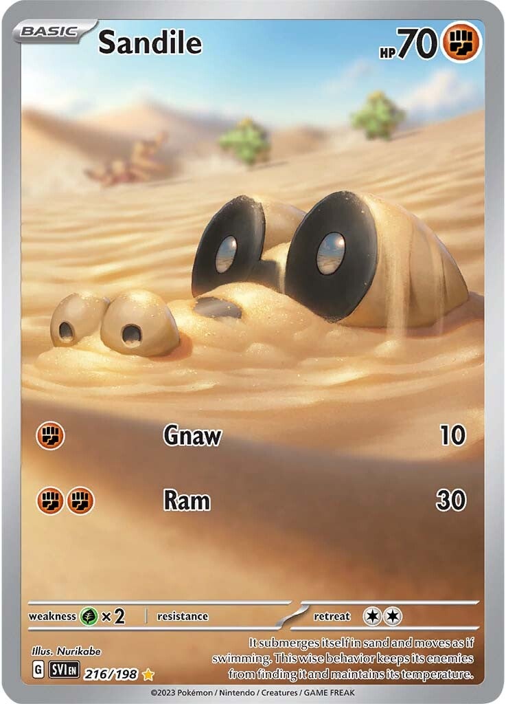 Sandile 216/198 - Illustration Rare - Holofoil