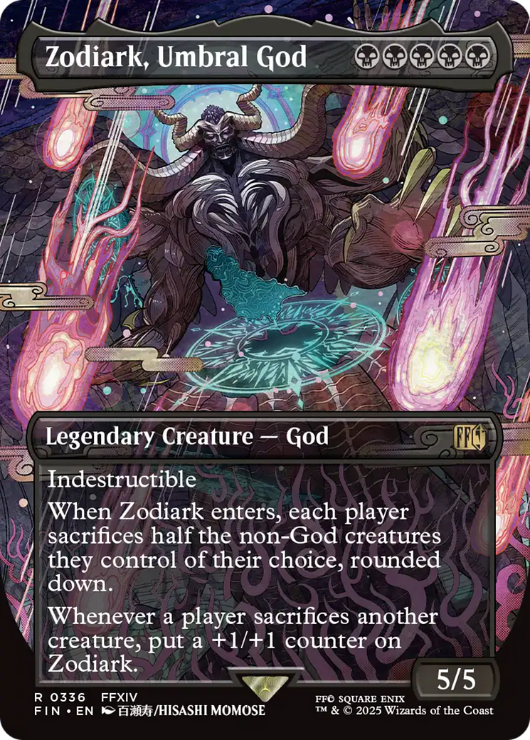 Zodiark, Umbral God (Borderless) (FIN-336) - FINAL FANTASY