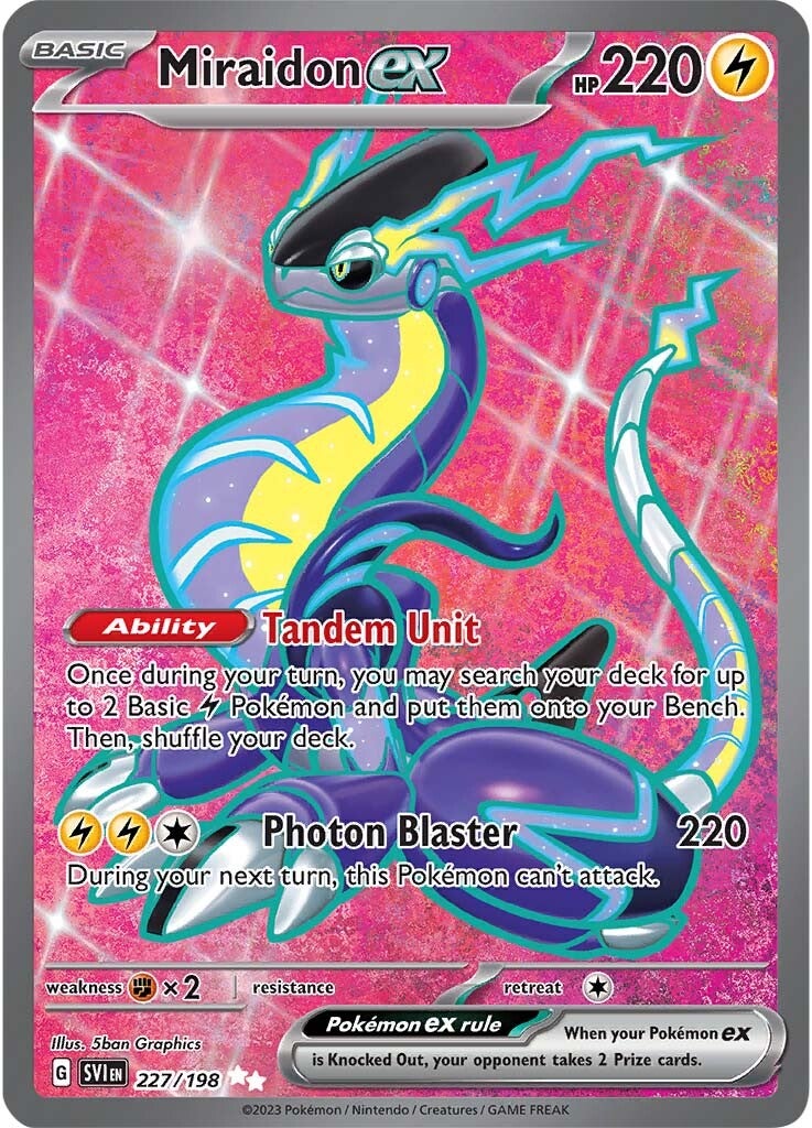 Miraidon ex 227/198 - Ultra Rare - Holofoil