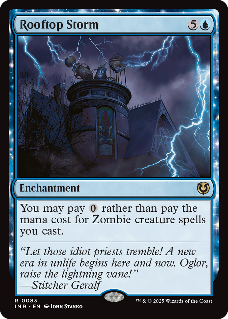 Rooftop Storm (-083) - Innistrad Remastered Foil