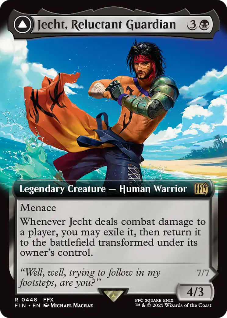 Jecht, Reluctant Guardian (Extended Art) (FIN-448) - FINAL FANTASY