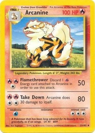 Arcanine 023/102/102 - Uncommon