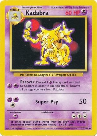 Kadabra 032/102/102 - Uncommon