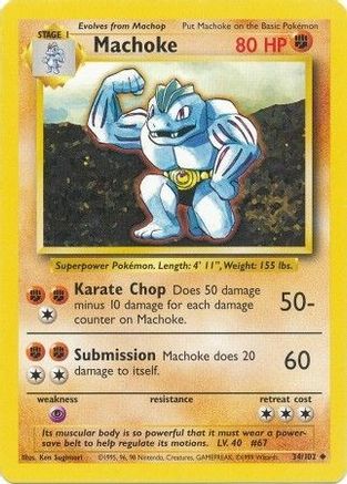 Machoke 034/102/102 - Uncommon