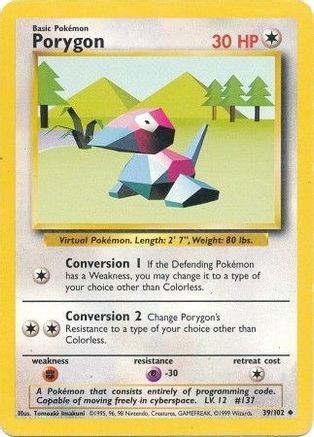 Porygon 039/102/102 - Uncommon
